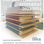 Clases de encuadernación artesanal 2023-2024 en Santander, en Creando Libros, por Montserrat Muñoz Muñoz