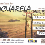 masterclass de acuarela en Santander, impartido en Creando libros