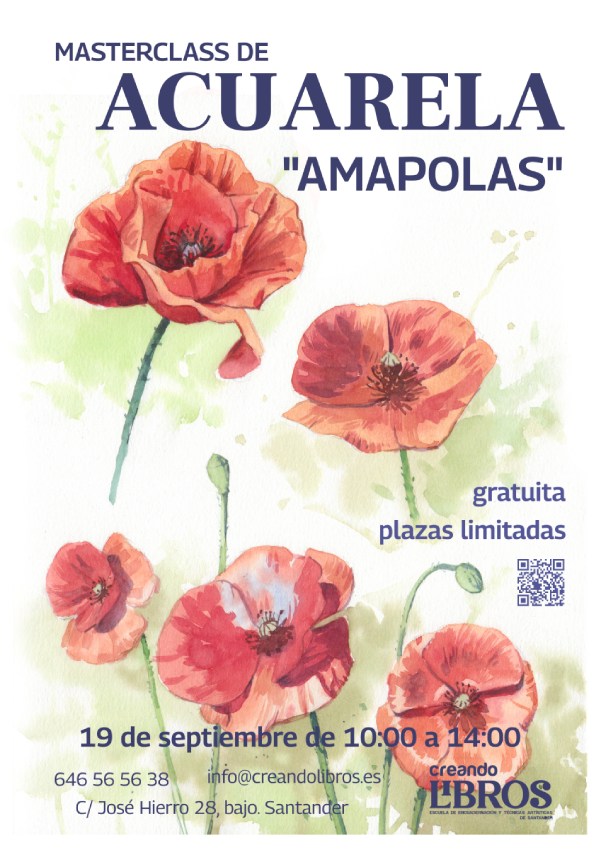 MASTERCLASS ACUARELA "AMAPOLAS"